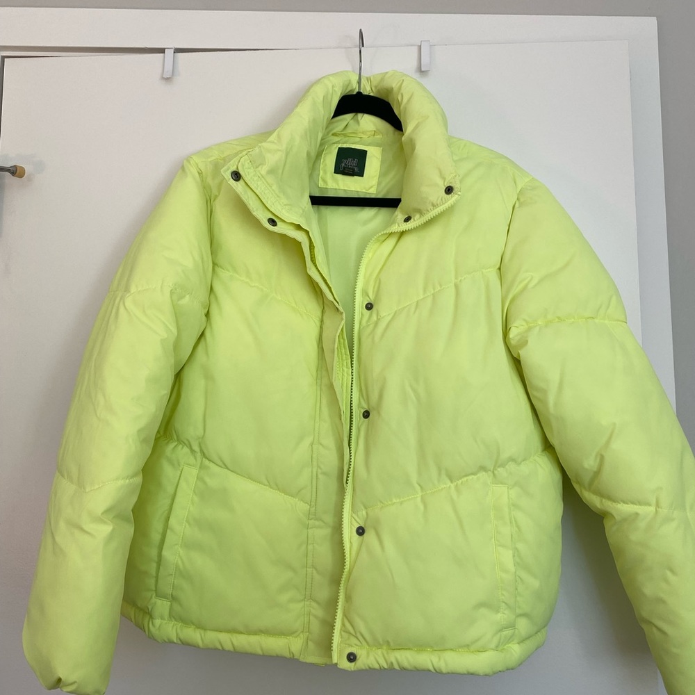 Wild Fable Neon Yellow Puffer
